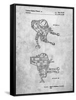 PP1107-Slate Mattel Space Walking Toy Patent Poster-Cole Borders-Framed Stretched Canvas