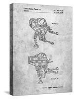 PP1107-Slate Mattel Space Walking Toy Patent Poster-Cole Borders-Stretched Canvas