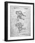 PP1107-Slate Mattel Space Walking Toy Patent Poster-Cole Borders-Framed Giclee Print