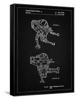 PP1107-Vintage Black Mattel Space Walking Toy Patent Poster-Cole Borders-Framed Stretched Canvas