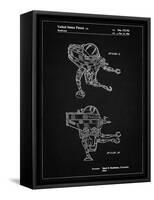 PP1107-Vintage Black Mattel Space Walking Toy Patent Poster-Cole Borders-Framed Stretched Canvas