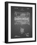 PP1110-Black Grid Train Transmission Patent Poster-Cole Borders-Framed Giclee Print