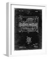 PP1110-Black Grunge Train Transmission Patent Poster-Cole Borders-Framed Giclee Print