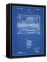 PP1110-Blueprint Train Transmission Patent Poster-Cole Borders-Framed Stretched Canvas