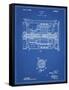 PP1110-Blueprint Train Transmission Patent Poster-Cole Borders-Framed Stretched Canvas