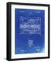 PP1110-Faded Blueprint Train Transmission Patent Poster-Cole Borders-Framed Giclee Print