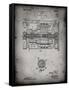 PP1110-Faded Grey Train Transmission Patent Poster-Cole Borders-Framed Stretched Canvas