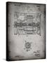 PP1110-Faded Grey Train Transmission Patent Poster-Cole Borders-Stretched Canvas