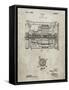 PP1110-Sandstone Train Transmission Patent Poster-Cole Borders-Framed Stretched Canvas