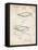 PP1112-Vintage Parchment Trampoline Poster-Cole Borders-Framed Stretched Canvas