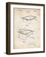 PP1112-Vintage Parchment Trampoline Poster-Cole Borders-Framed Giclee Print