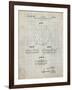 PP1113-Antique Grid Parchment Transistor Semiconductor Patent Poster-Cole Borders-Framed Giclee Print