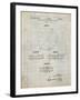 PP1113-Antique Grid Parchment Transistor Semiconductor Patent Poster-Cole Borders-Framed Giclee Print