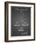 PP1113-Black Grid Transistor Semiconductor Patent Poster-Cole Borders-Framed Giclee Print