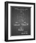 PP1113-Black Grid Transistor Semiconductor Patent Poster-Cole Borders-Framed Giclee Print