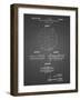 PP1113-Black Grid Transistor Semiconductor Patent Poster-Cole Borders-Framed Giclee Print