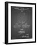 PP1113-Black Grid Transistor Semiconductor Patent Poster-Cole Borders-Framed Giclee Print