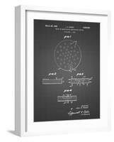 PP1113-Black Grid Transistor Semiconductor Patent Poster-Cole Borders-Framed Giclee Print