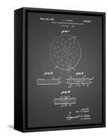 PP1113-Black Grid Transistor Semiconductor Patent Poster-Cole Borders-Framed Stretched Canvas