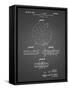 PP1113-Black Grid Transistor Semiconductor Patent Poster-Cole Borders-Framed Stretched Canvas