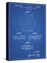 PP1113-Blueprint Transistor Semiconductor Patent Poster-Cole Borders-Stretched Canvas