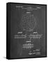 PP1113-Chalkboard Transistor Semiconductor Patent Poster-Cole Borders-Framed Stretched Canvas