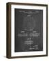 PP1113-Chalkboard Transistor Semiconductor Patent Poster-Cole Borders-Framed Giclee Print