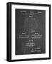 PP1113-Chalkboard Transistor Semiconductor Patent Poster-Cole Borders-Framed Giclee Print