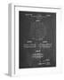 PP1113-Chalkboard Transistor Semiconductor Patent Poster-Cole Borders-Framed Giclee Print