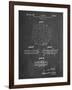 PP1113-Chalkboard Transistor Semiconductor Patent Poster-Cole Borders-Framed Giclee Print