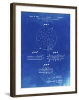 PP1113-Faded Blueprint Transistor Semiconductor Patent Poster-Cole Borders-Framed Giclee Print