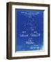 PP1113-Faded Blueprint Transistor Semiconductor Patent Poster-Cole Borders-Framed Premium Giclee Print