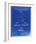 PP1113-Faded Blueprint Transistor Semiconductor Patent Poster-Cole Borders-Framed Premium Giclee Print