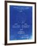 PP1113-Faded Blueprint Transistor Semiconductor Patent Poster-Cole Borders-Framed Giclee Print