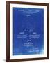 PP1113-Faded Blueprint Transistor Semiconductor Patent Poster-Cole Borders-Framed Giclee Print