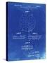 PP1113-Faded Blueprint Transistor Semiconductor Patent Poster-Cole Borders-Stretched Canvas