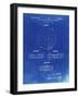 PP1113-Faded Blueprint Transistor Semiconductor Patent Poster-Cole Borders-Framed Giclee Print