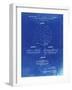 PP1113-Faded Blueprint Transistor Semiconductor Patent Poster-Cole Borders-Framed Giclee Print