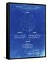 PP1113-Faded Blueprint Transistor Semiconductor Patent Poster-Cole Borders-Framed Stretched Canvas