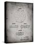 PP1113-Faded Grey Transistor Semiconductor Patent Poster-Cole Borders-Stretched Canvas