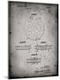 PP1113-Faded Grey Transistor Semiconductor Patent Poster-Cole Borders-Mounted Giclee Print