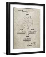 PP1113-Sandstone Transistor Semiconductor Patent Poster-Cole Borders-Framed Giclee Print