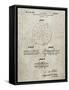 PP1113-Sandstone Transistor Semiconductor Patent Poster-Cole Borders-Framed Stretched Canvas