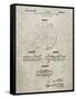 PP1113-Sandstone Transistor Semiconductor Patent Poster-Cole Borders-Framed Stretched Canvas