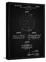 PP1113-Vintage Black Transistor Semiconductor Patent Poster-Cole Borders-Stretched Canvas