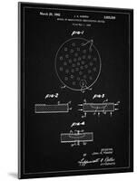 PP1113-Vintage Black Transistor Semiconductor Patent Poster-Cole Borders-Mounted Giclee Print