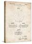 PP1113-Vintage Parchment Transistor Semiconductor Patent Poster-Cole Borders-Stretched Canvas