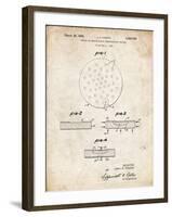 PP1113-Vintage Parchment Transistor Semiconductor Patent Poster-Cole Borders-Framed Giclee Print