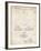 PP1113-Vintage Parchment Transistor Semiconductor Patent Poster-Cole Borders-Framed Giclee Print