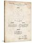 PP1113-Vintage Parchment Transistor Semiconductor Patent Poster-Cole Borders-Stretched Canvas